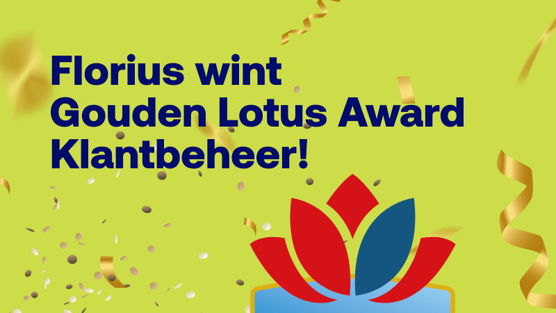 Florius wint Gouden Lotus Award Klantbeheer 2026